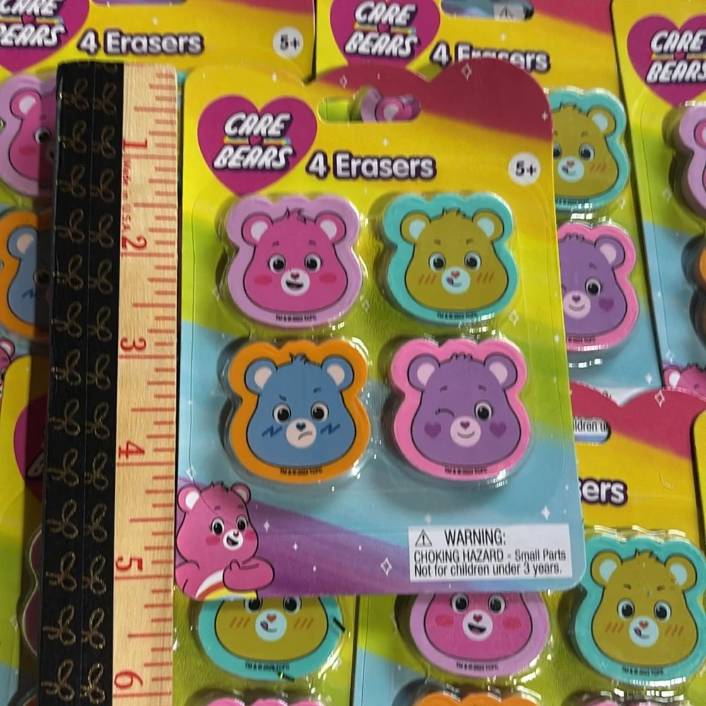 Care Bears Eraser Party Favors Care Bear ERASERS NEW Set of 13